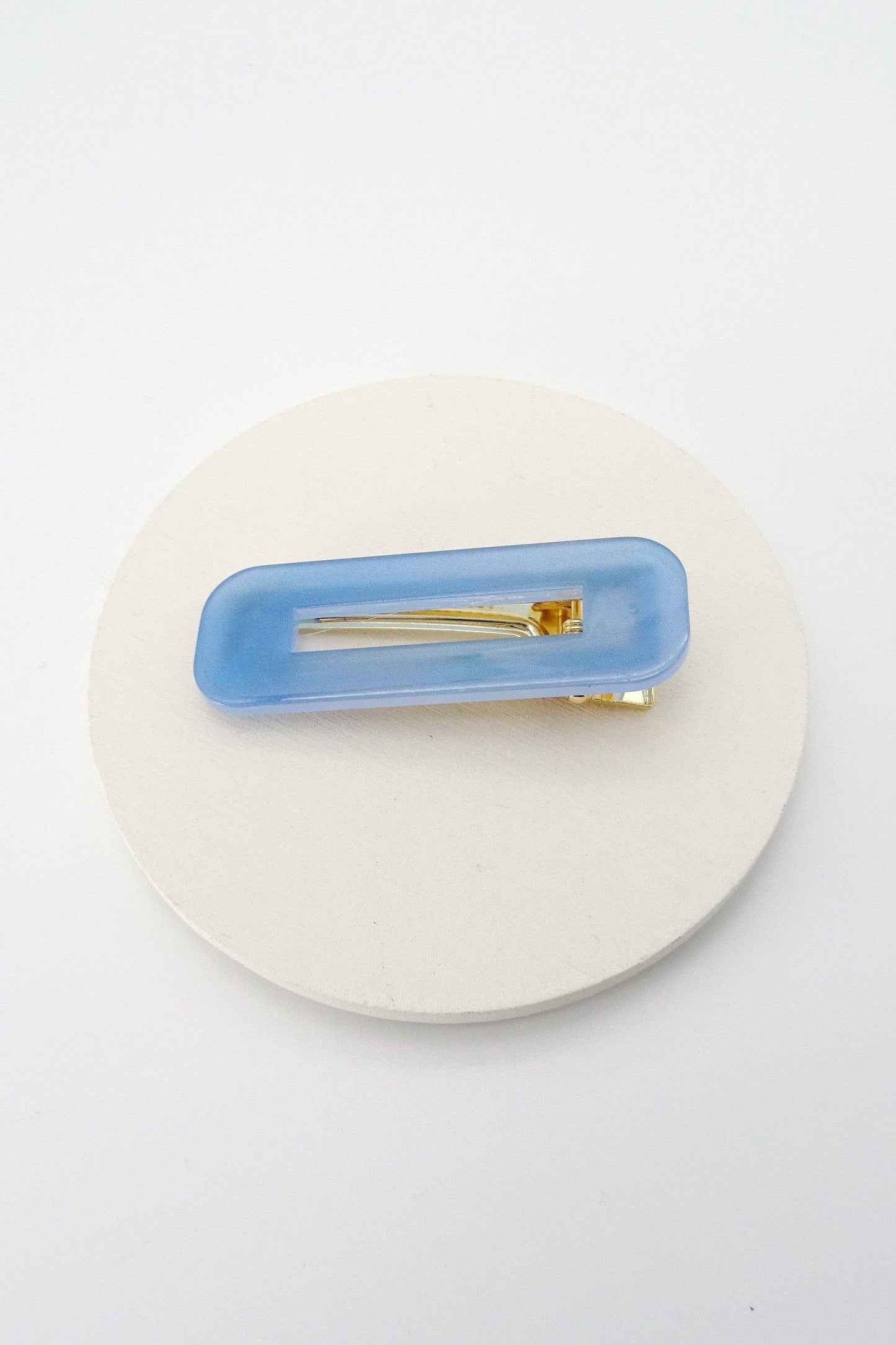 Rectangle Lucite Acrylic Hair Clips