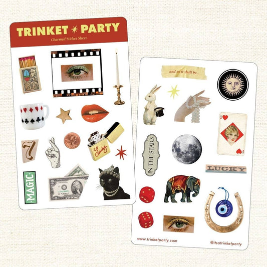 Trinket Party "Charmed" Sticker Sheet