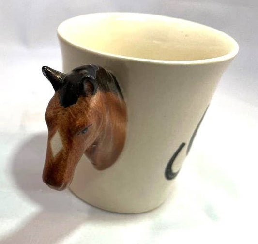 Lucky Horseshoe Horse Mug