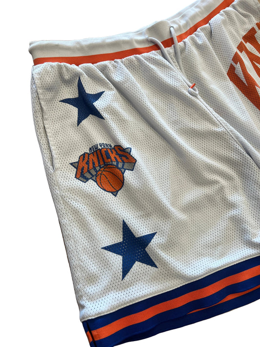 Vintage New York Knicks Basketball Shorts | Y2K NBA Athletic Mesh Shorts
