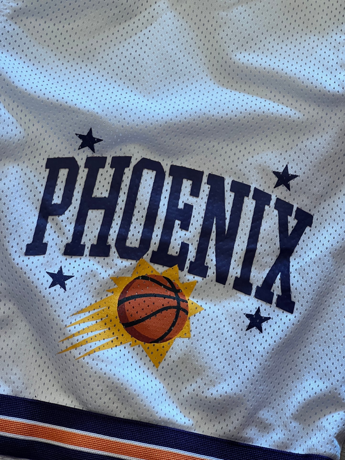 Y2K NBA Phoenix Suns Athletic Basketball Shorts