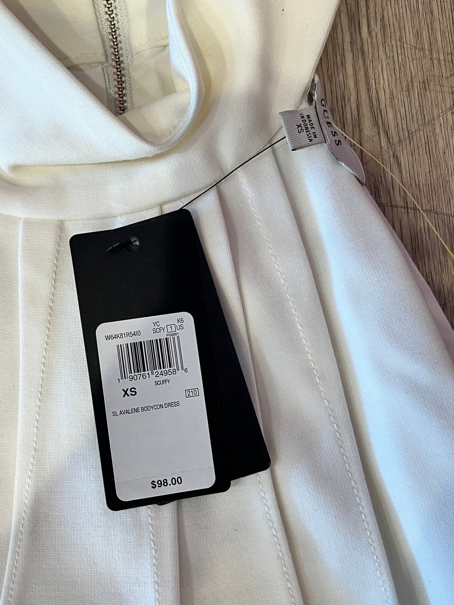 Guess Y2K White Halter Neck Mini Dress (New With Tags)