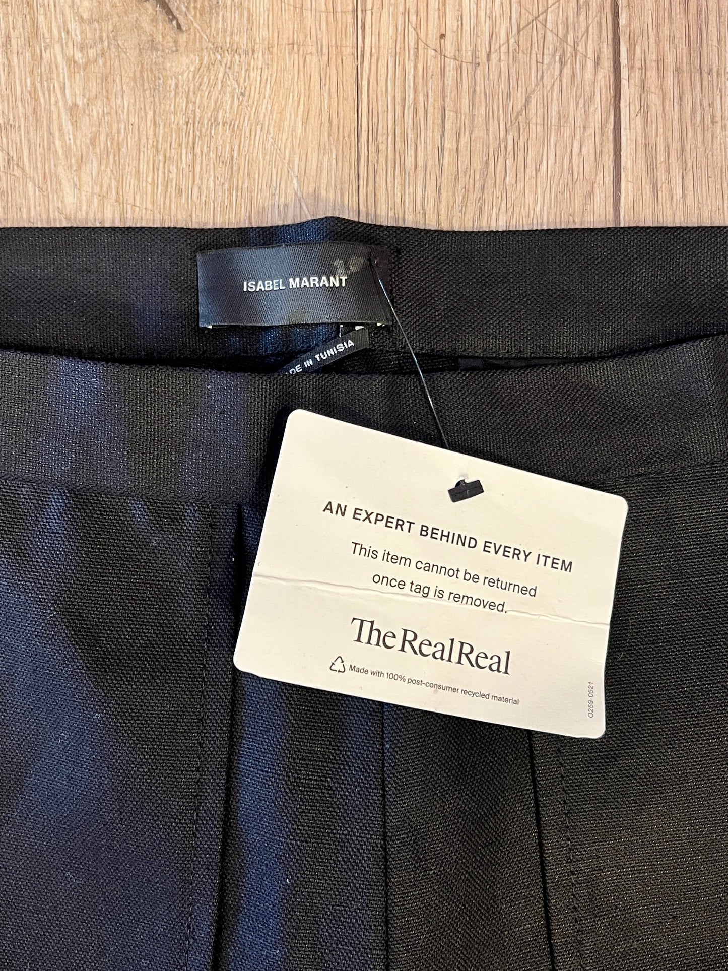 Isabel Marant Quarter Lace Up Black Pants