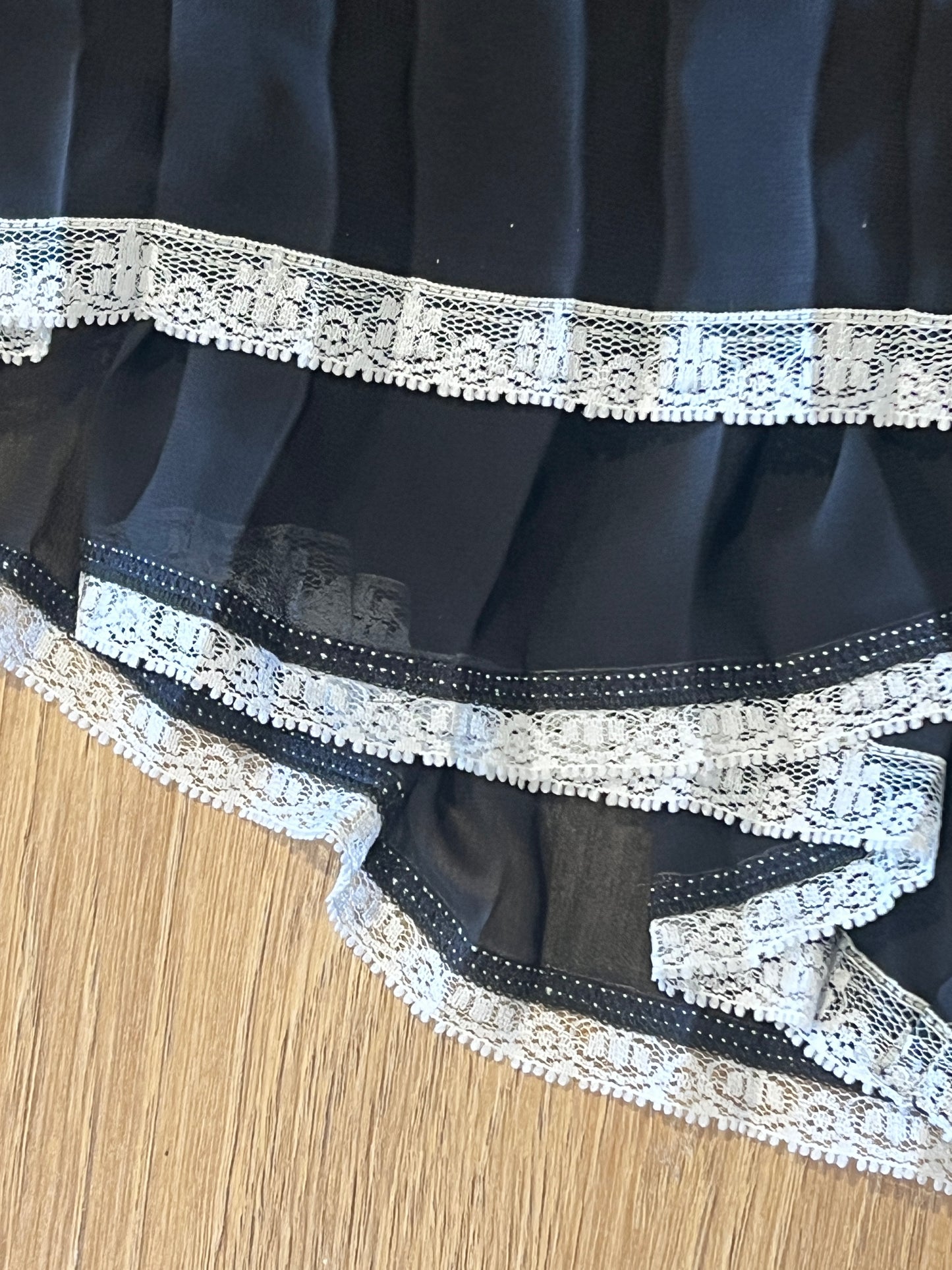 Sheer Black Babydoll Dress