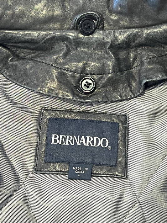 Bernardo Vintage Black Leather Jacket