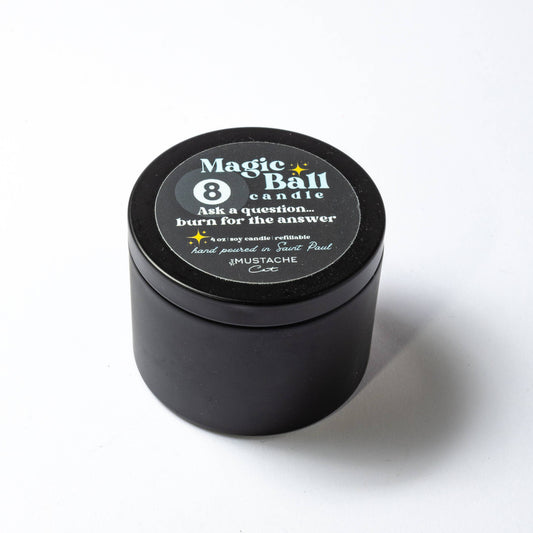 Magic 8 Ball Candle