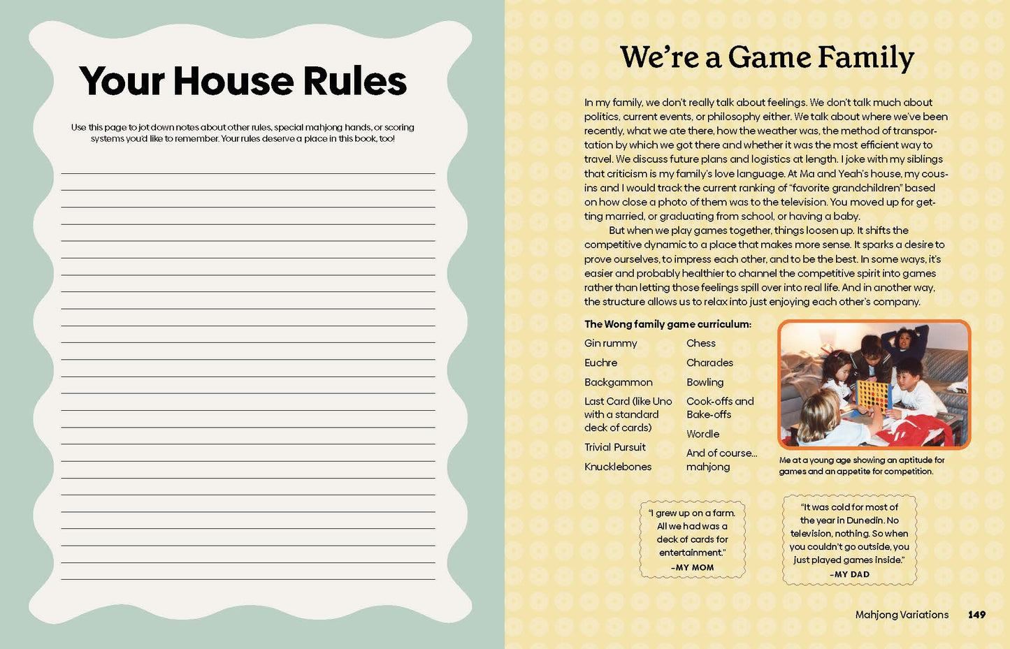 Mahjong: House Rules from Across the Asian Diaspora by Nicole Wong