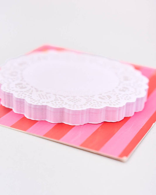Tea Time Doily Novelty Notepad