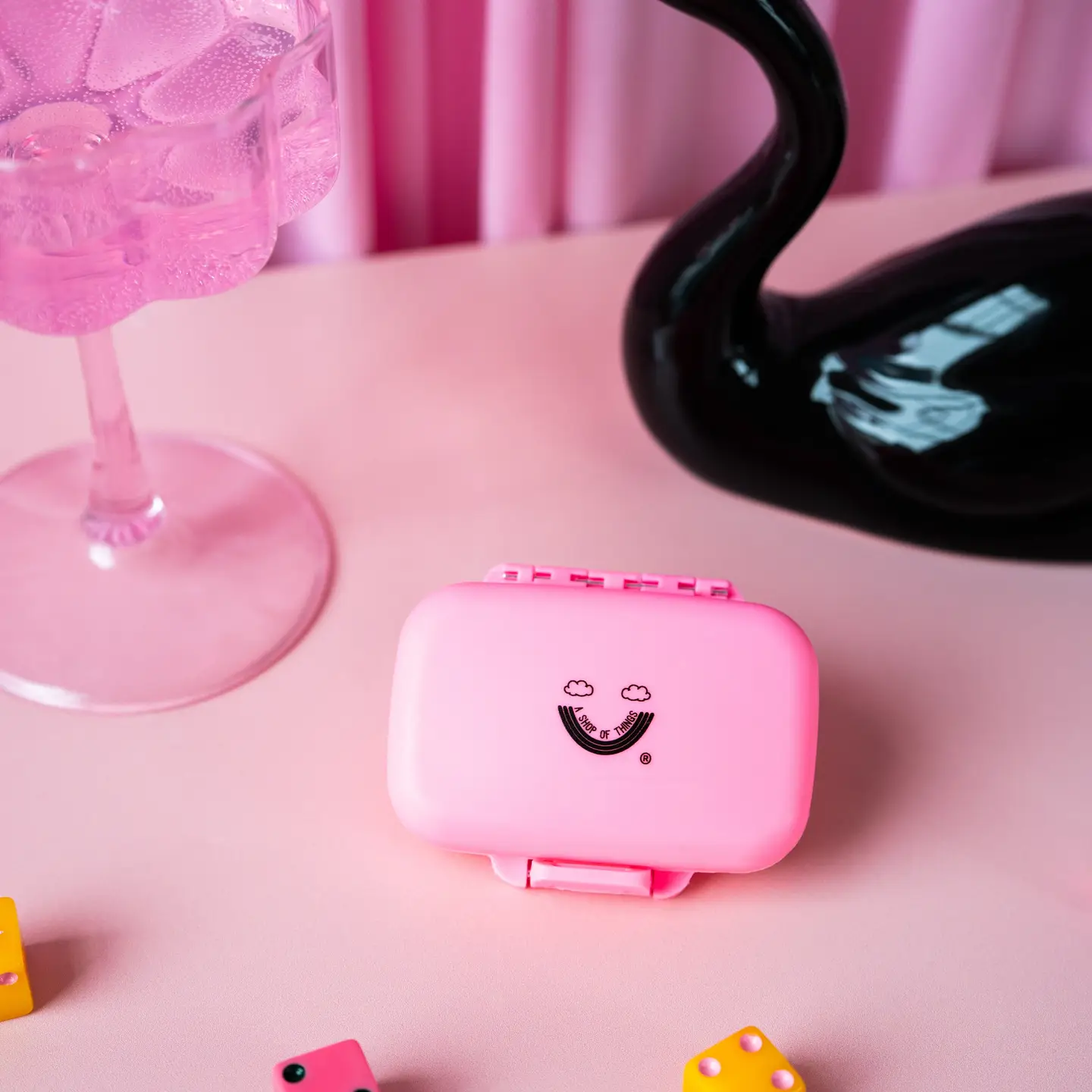 "Hot Girls Take Their Meds" Pill Case