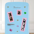 "CHEETAH CUTIE" Photo Strip Magnet Frame | Fridge Home Décor