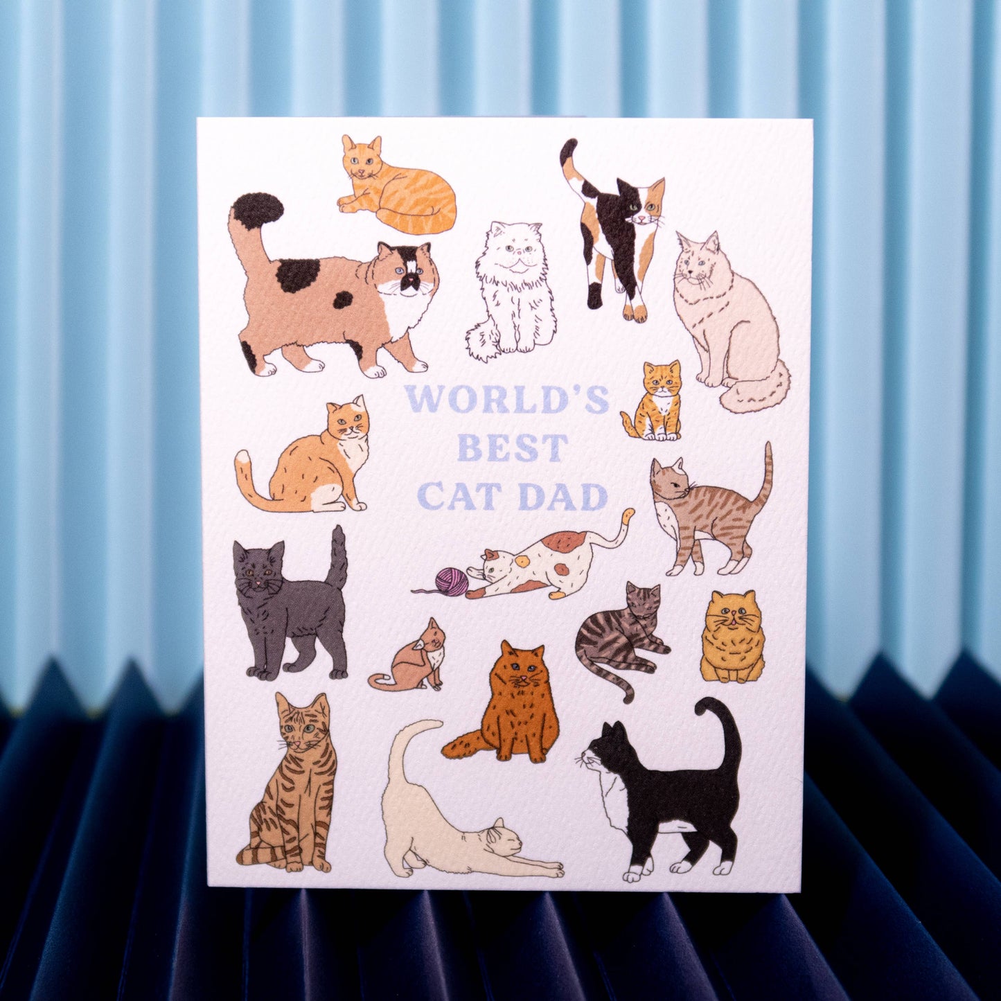 Best Cat Dad Greeting Card