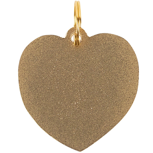 "Lover, Not A Biter" Collar Charm