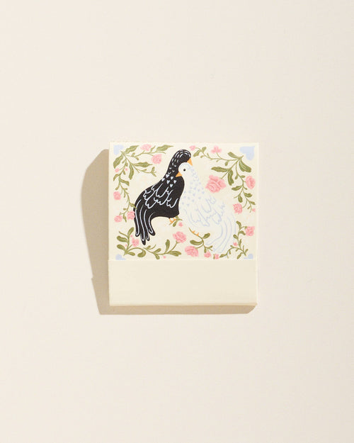 "Match Made In Heaven"  Love Birds Stem Matchbook