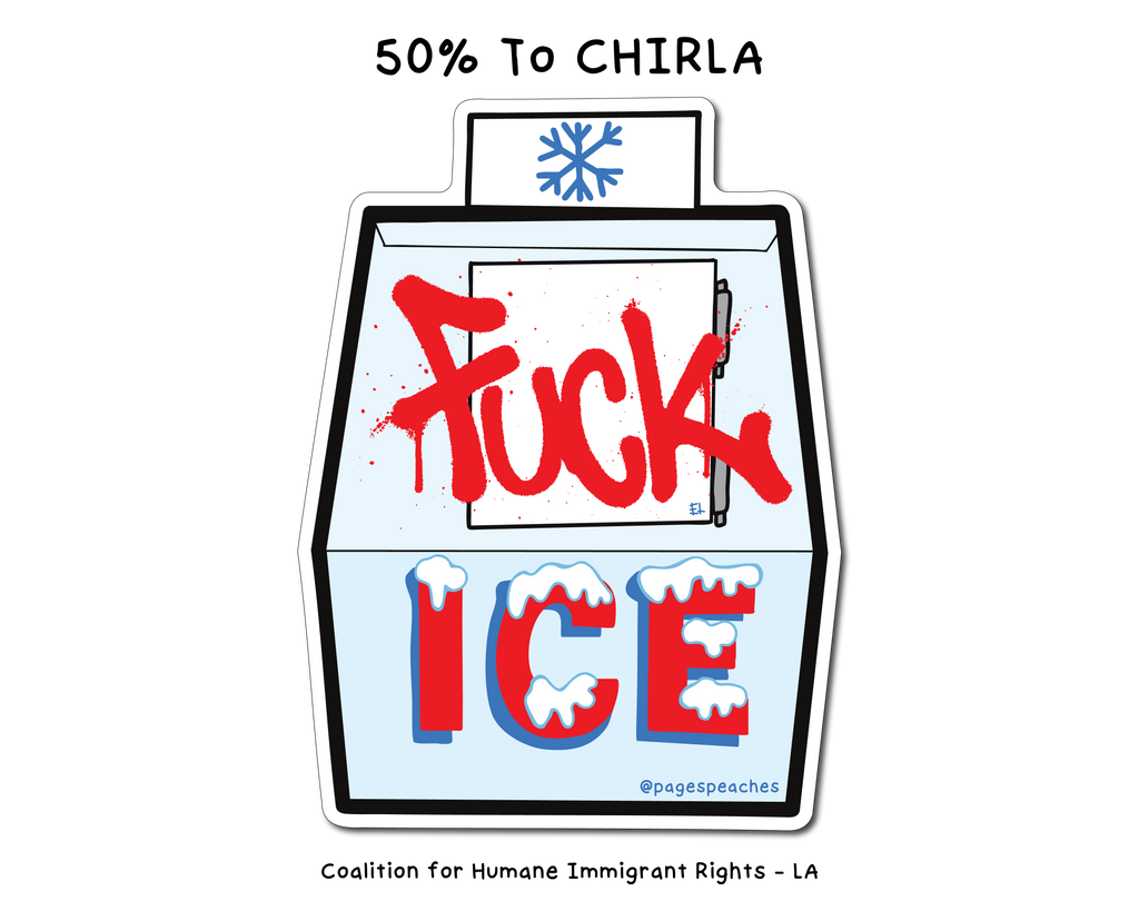 "F*ck ICE" Waterproof Vinyl Sticker