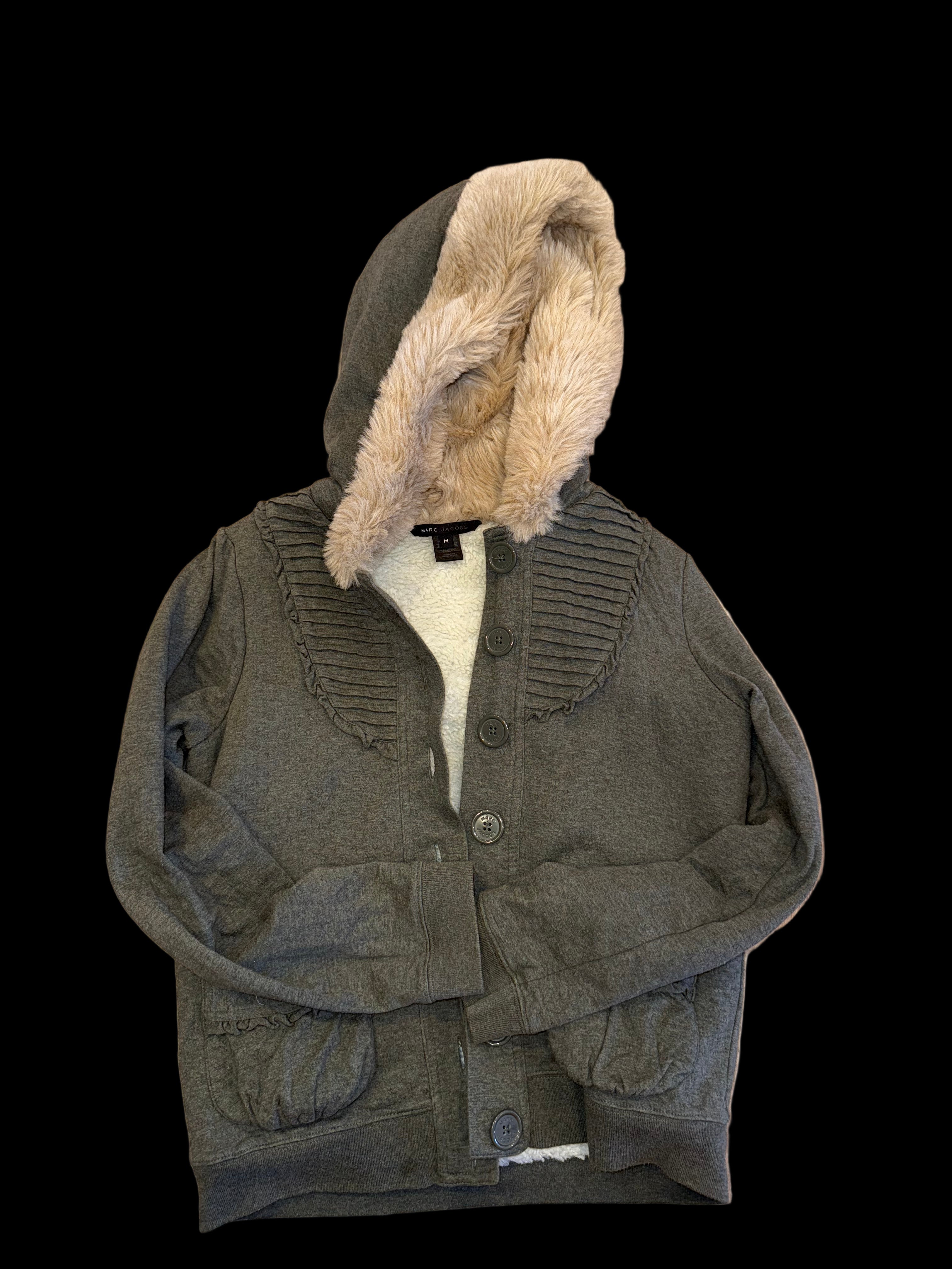 Marc Jacobs Lined Fur Hoodie