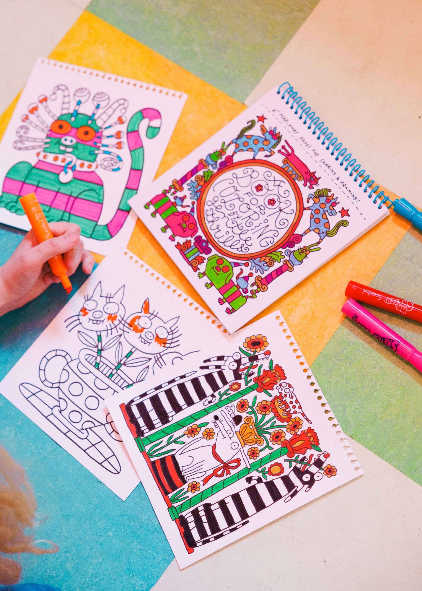 Gentle Thrills Coloring Book