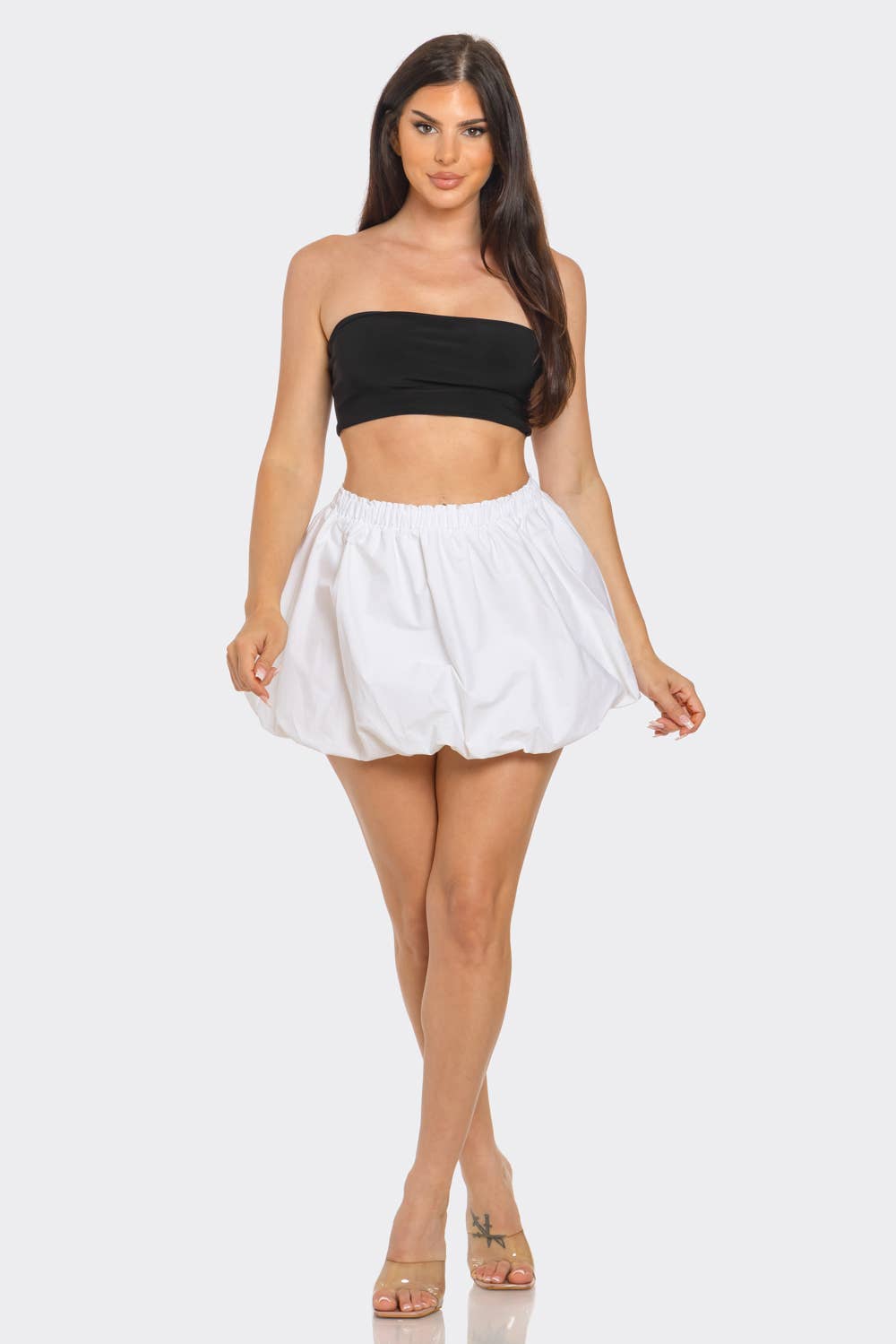 Evelyn Bubble Mini Skirt