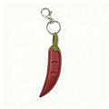 Chili Leather Sunglasses Holder Keychain Bag Charm