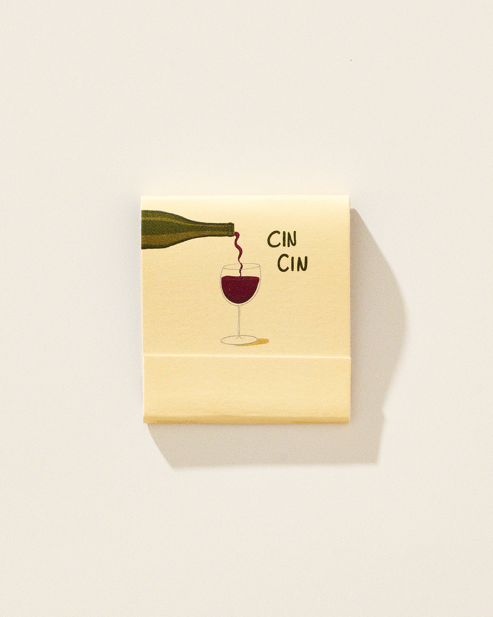 Wine Printed Stem Matchbook