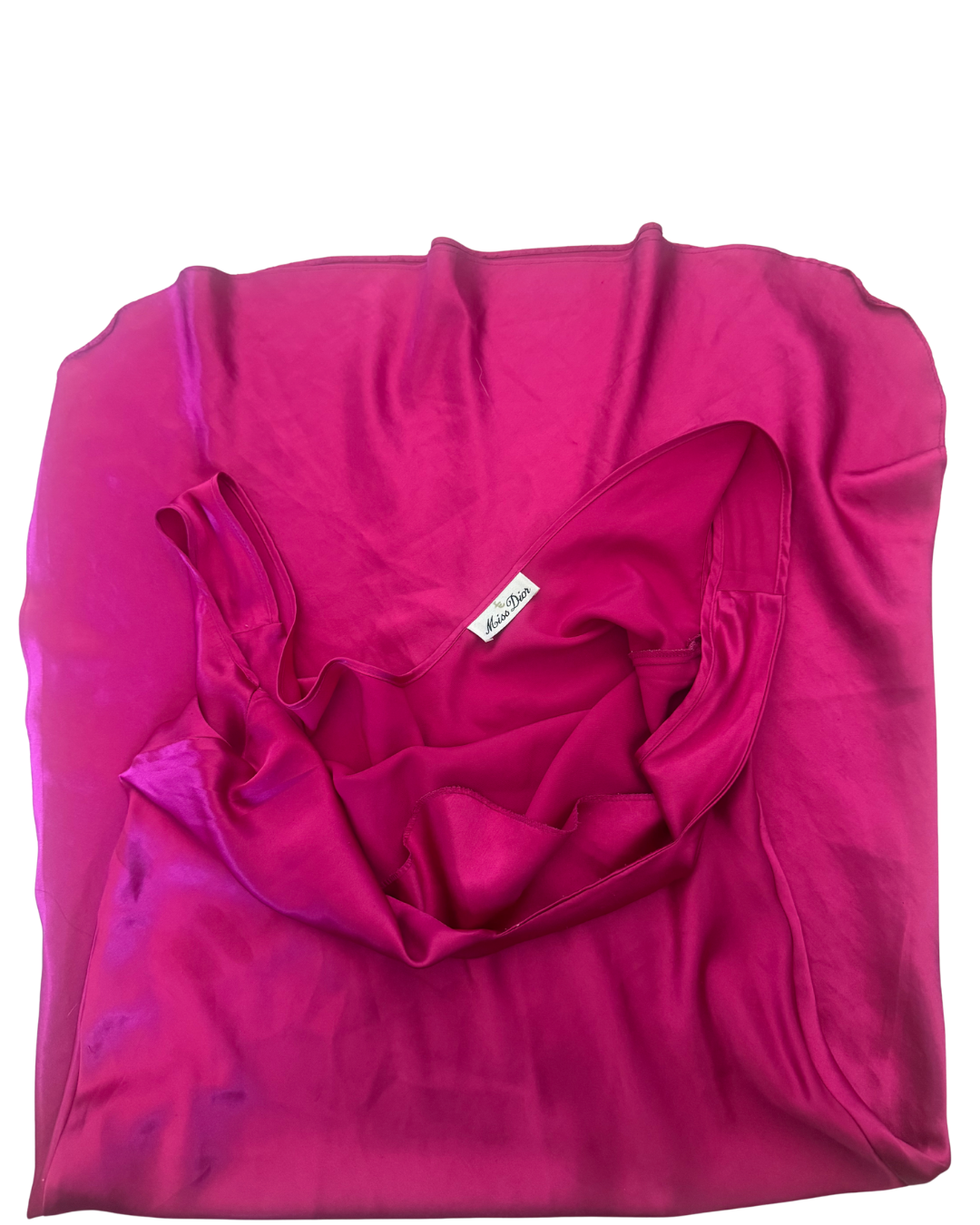 Vintage Miss Dior Fuchsia Strap Dress – Size S/M