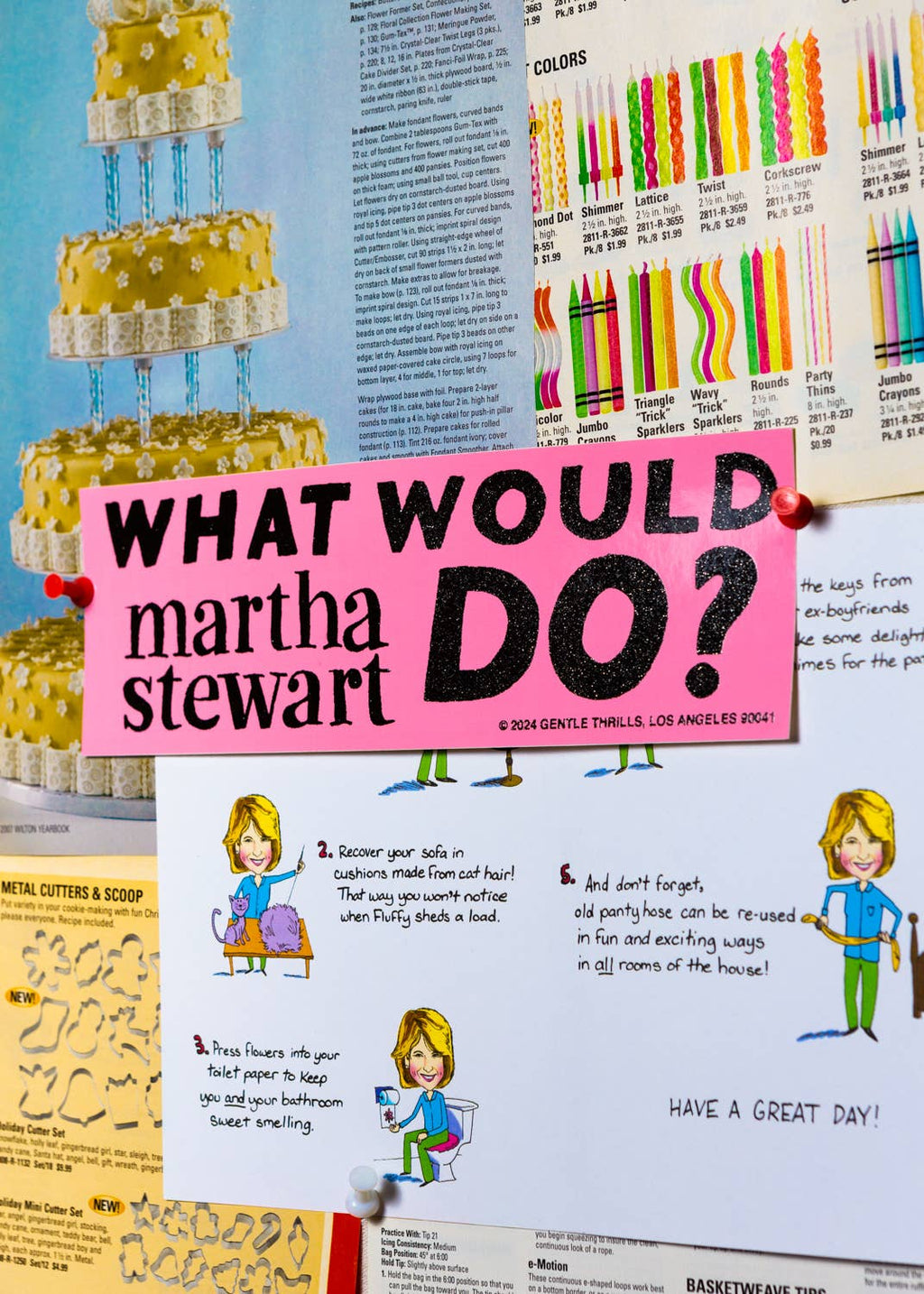 "What Would Martha Stewart Do?" Bumper Sticker