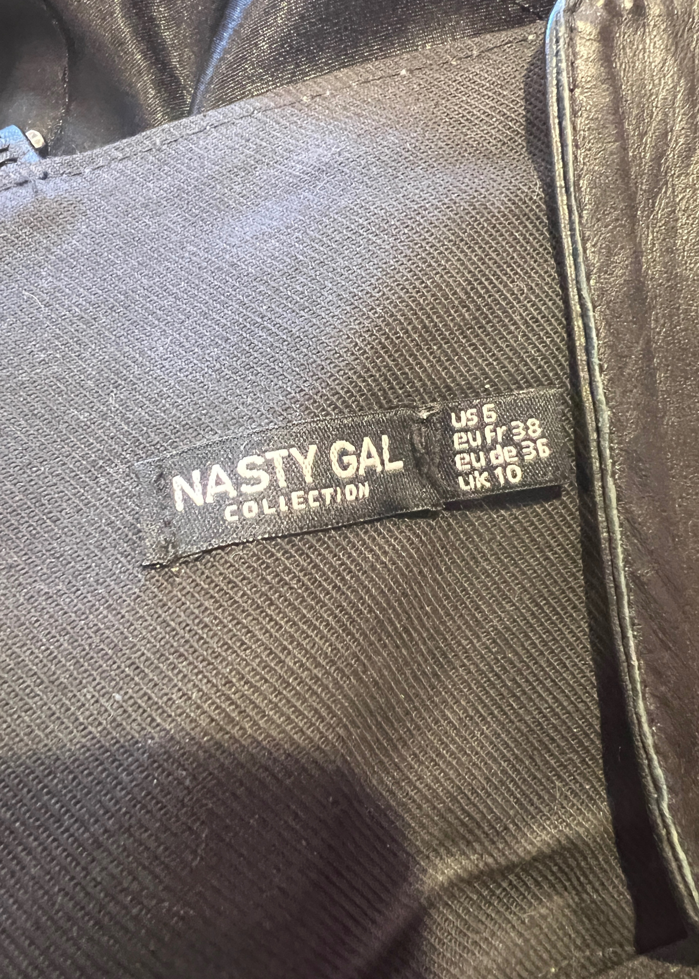 Nasty Gal x Maeve Reilly Leather Midi Studded Jacket & Bralette