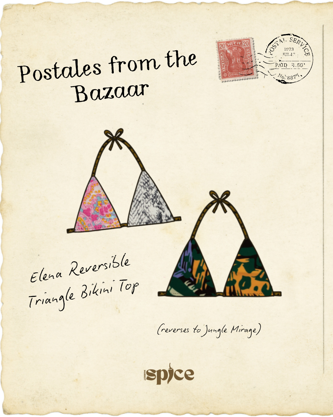 Elena Reversible Triangle Top