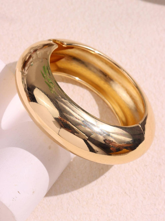 Wave Hinge Bangle Bracelet