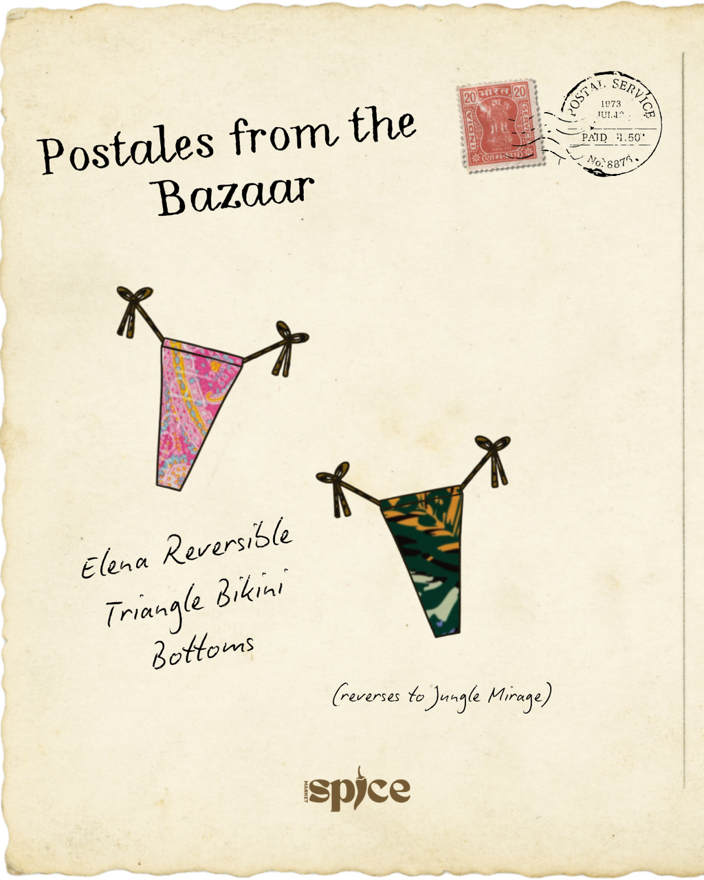 Elena Reversible Triangle Bottoms