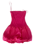 Urban Outfitters Hot Pink Strapless Bubble Mini Dress – Size XS
