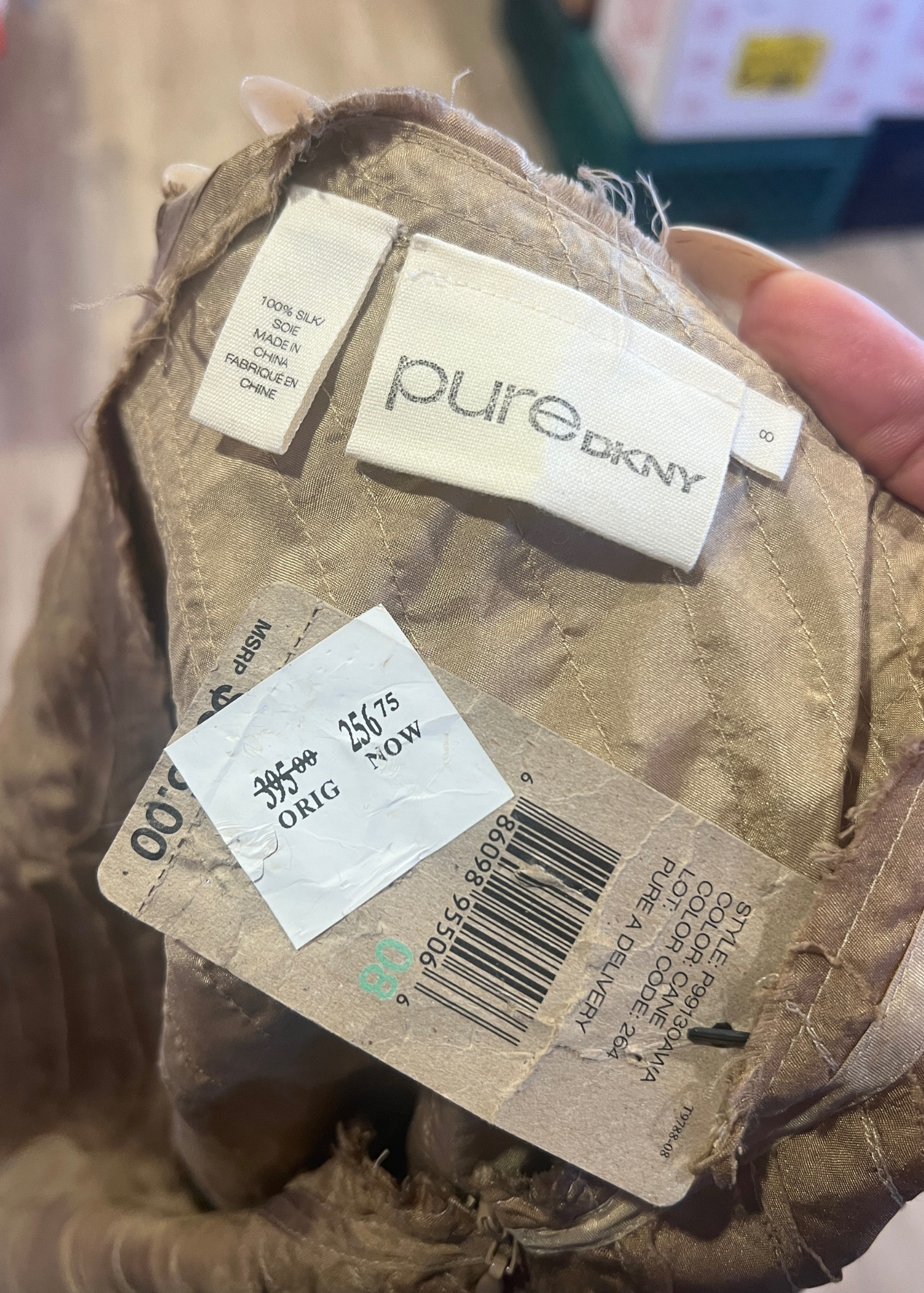 Vintage Pure DKNY A-Line Layered Pleat Skirt