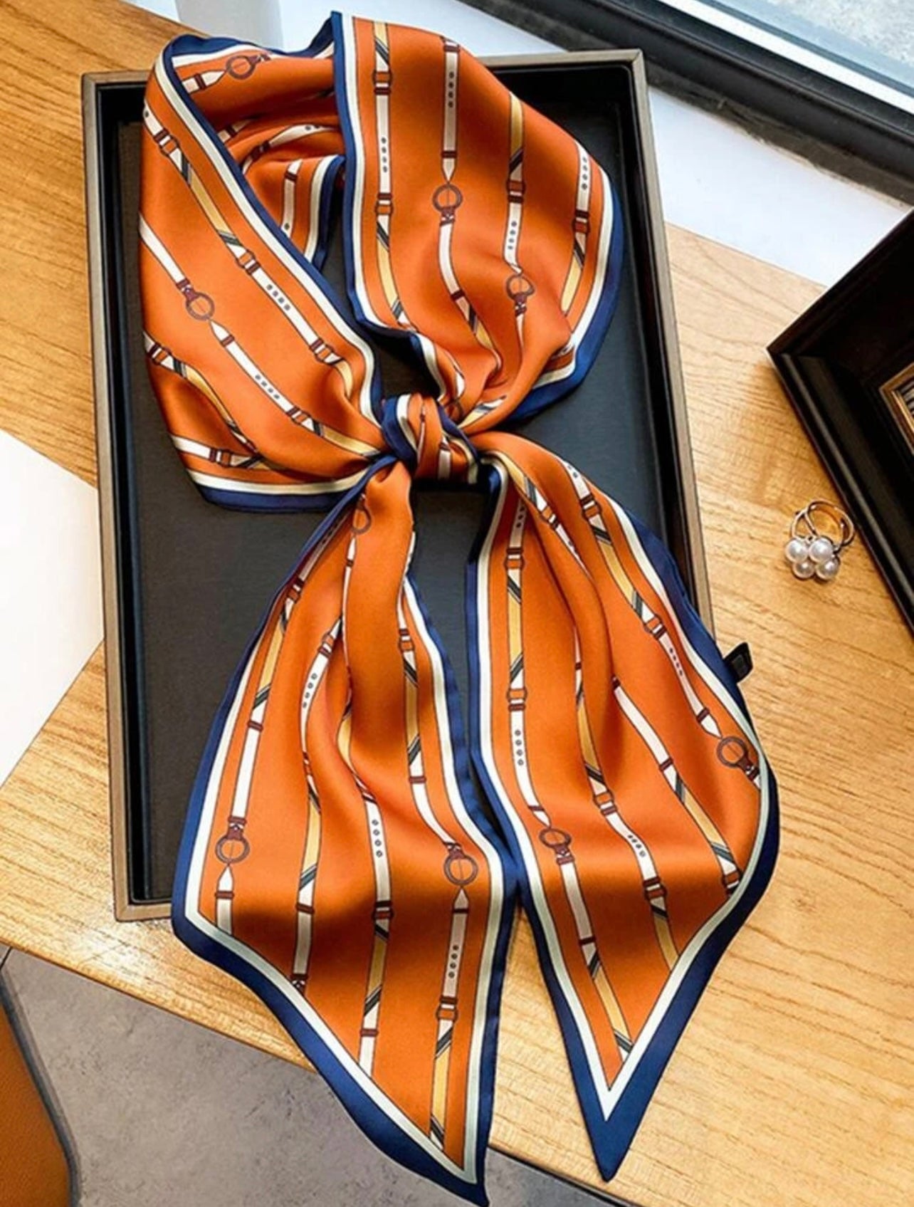 Trendy Print Handbag Scarf