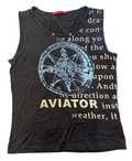 Luisa Cerano Aviator Printed Tank