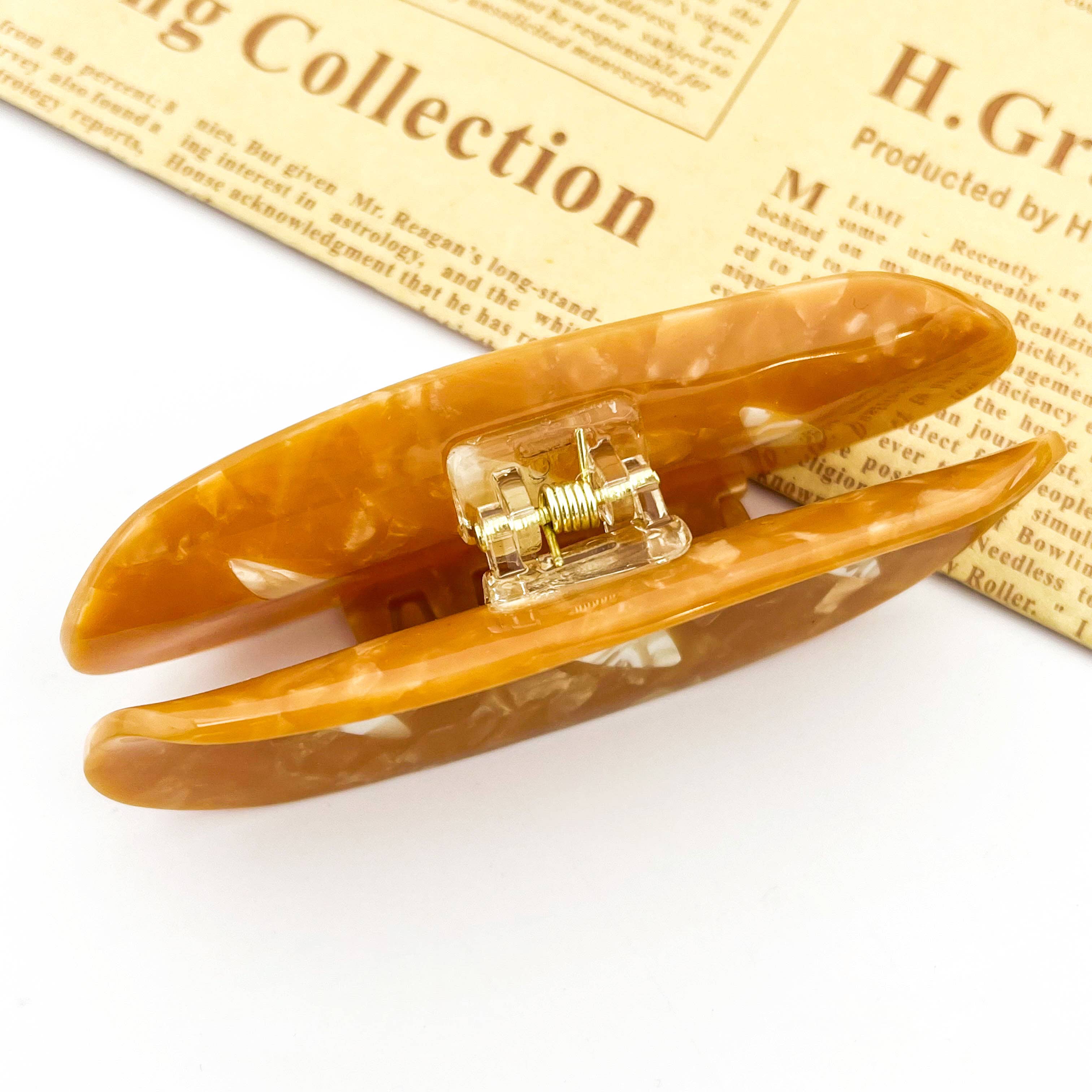 Baguette-Inspired Hair Claw Clip