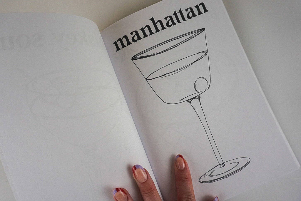 "But first, cocktails": A Coloring Book of Classic Cocktails