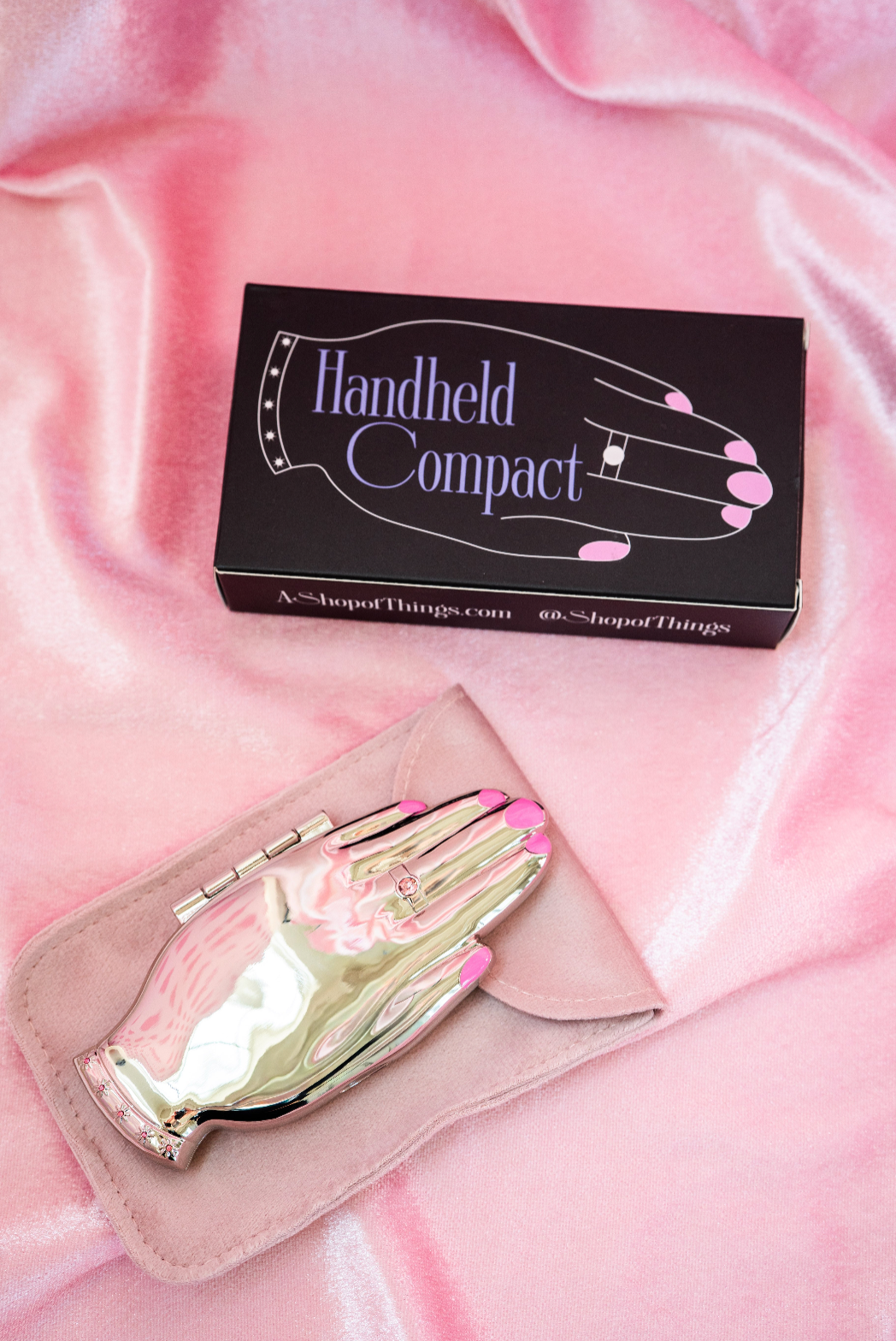 "A Helpful Hand" Handheld Compact