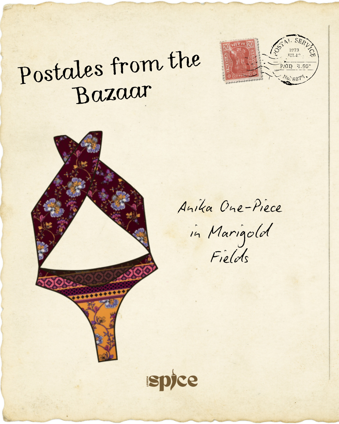 Anika One-Piece in Marigold Fields (PRE-ORDER)