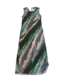 Banana Republic 2010s Watercolor Satin Slip Dress – Size XS