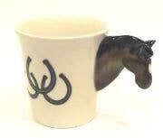 Lucky Horseshoe Horse Mug