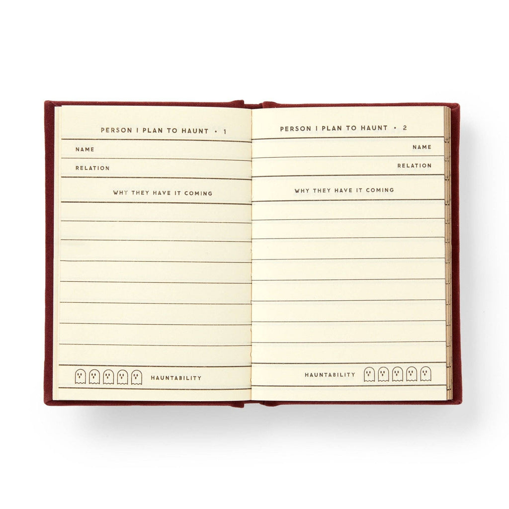 "People I Plan To Haunt" Tiny Diary