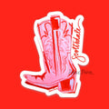 "Scottsdale" Cowboy Cowgirl Boot Sticker