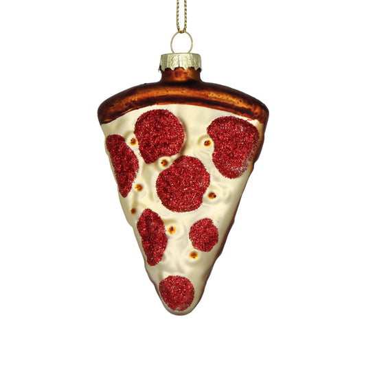 Hand-painted Pizza Slice Ornament