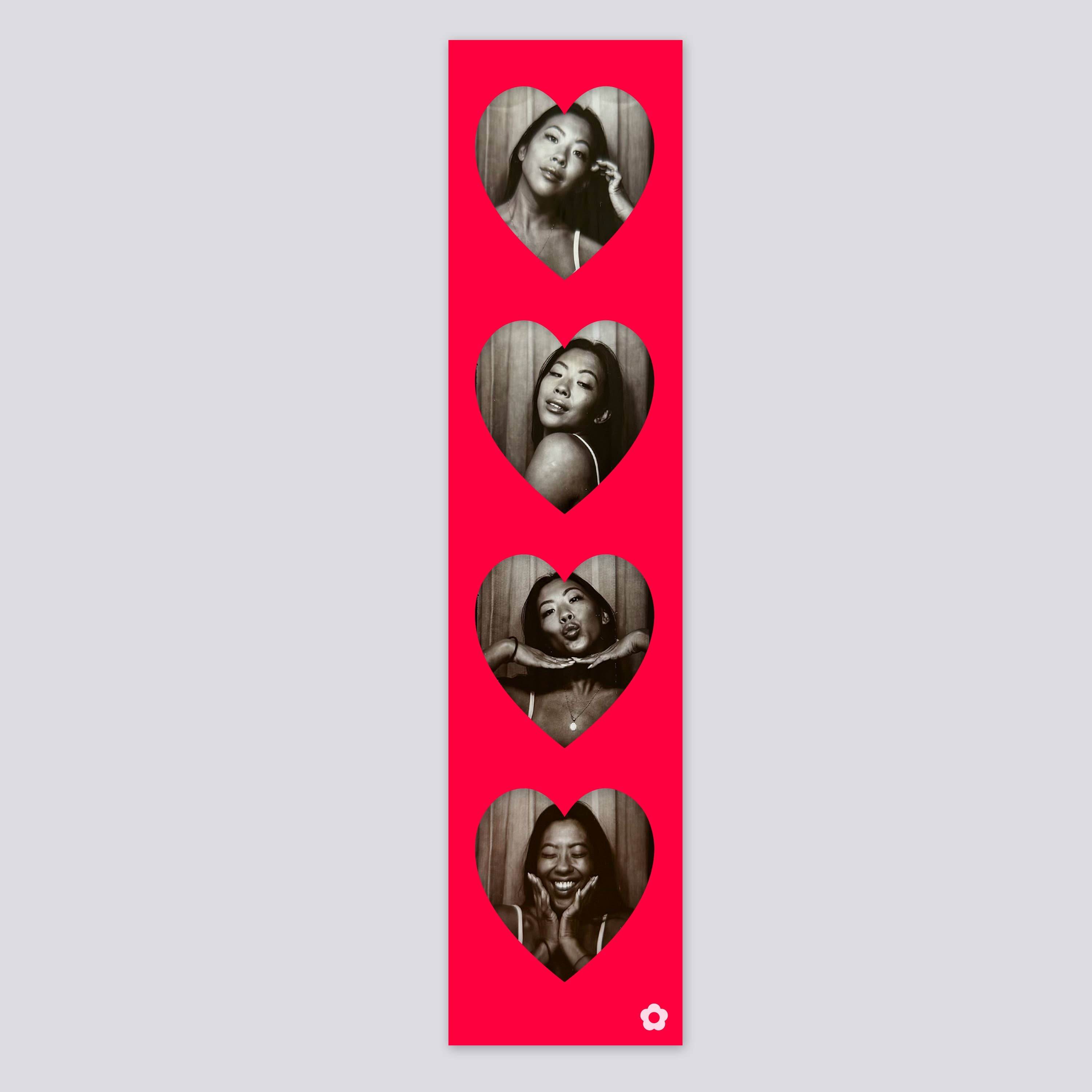 Heart Eyes Magnetic Vintage Photobooth Frame