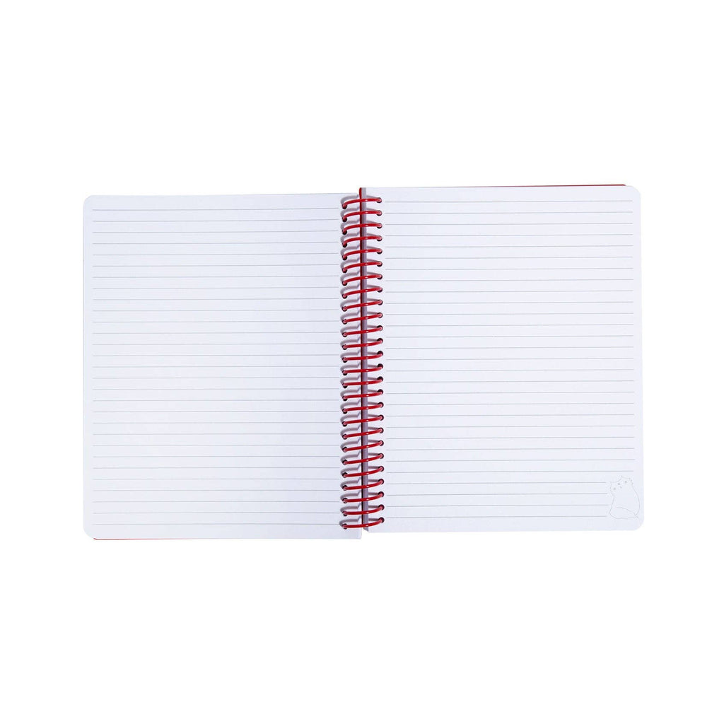 Valfre "Love Cats Blanco" Spiral Notebook