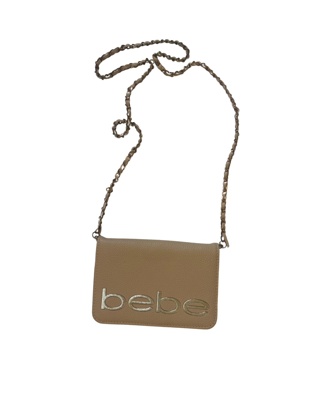 Vintage Bebe Y2K Beige Leather Mini Bag
