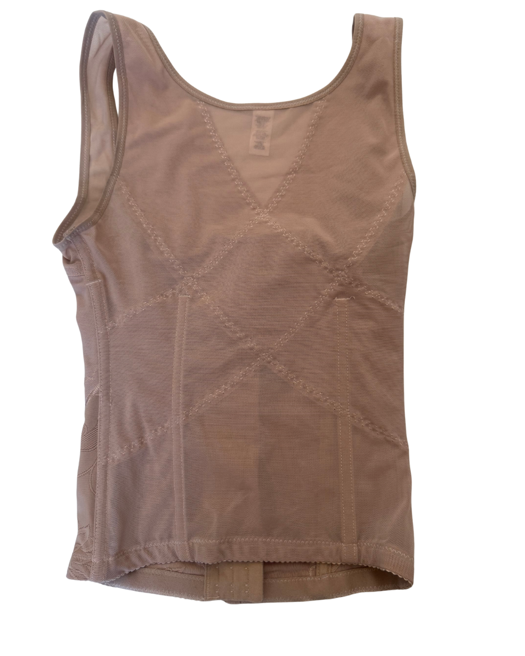 Vintage Nude Lace Corset Top – Size Small