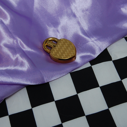 Gold Heart Lock Lighter