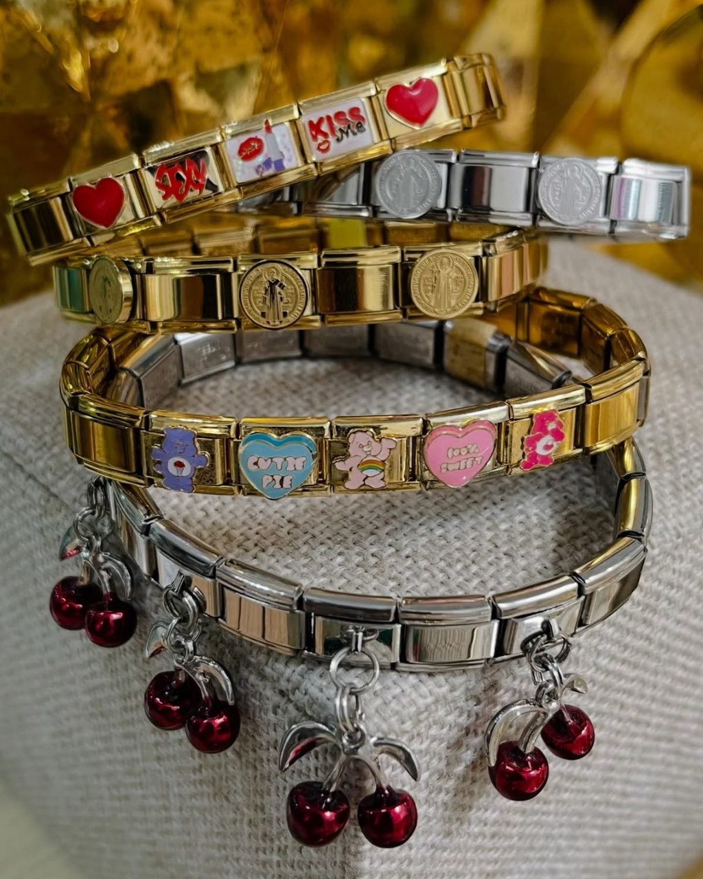 Build Your Own Italian Charm Bracelet | Custom Y2K Jewelry