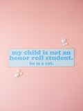Honor Roll Cat Bumper Magnet