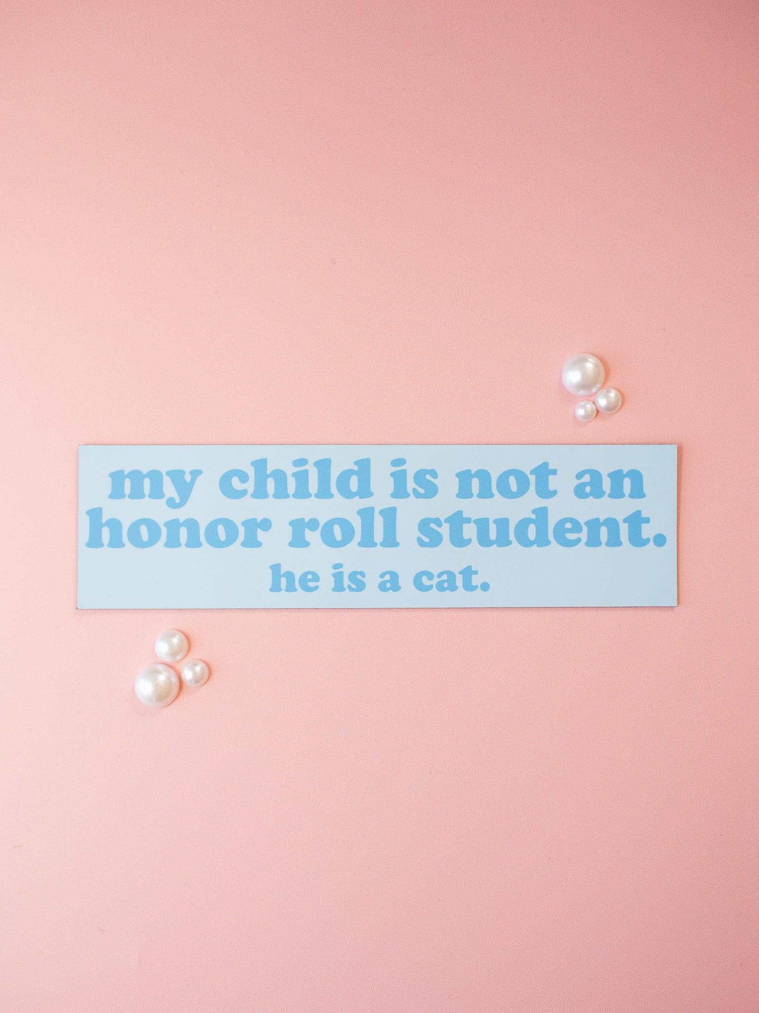 Honor Roll Cat Bumper Magnet